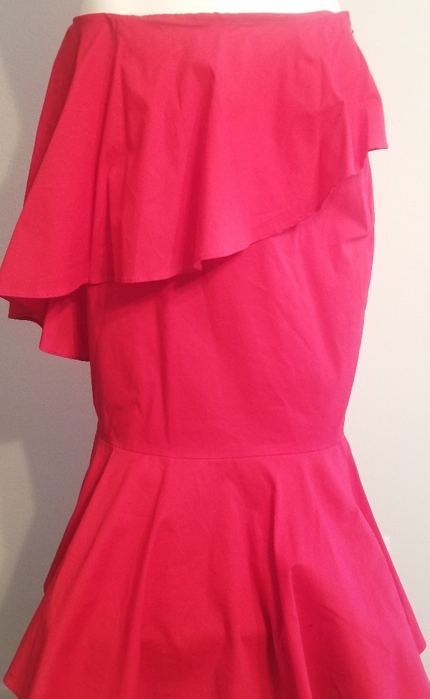 Scripted Mermaid Flare Skirt